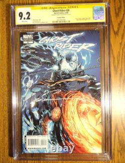 Ghost Rider #28 RARE Série de Signatures Variante Silvestri CGC SS 1ère Impression Marvel
