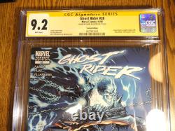 Ghost Rider #28 RARE Série de Signatures Variante Silvestri CGC SS 1ère Impression Marvel