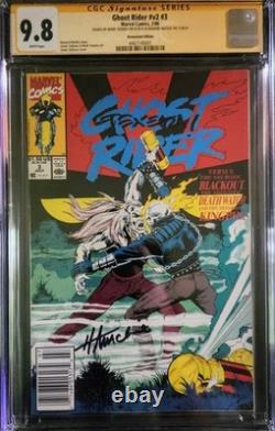 Ghost Rider #3 en kiosque CGC 9.8 V2 série de signatures Mackie Texiera SS signé