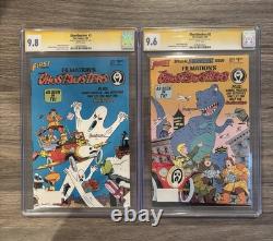 Ghostbusters : lot de 2 comics encapsulés CGC Signature Series ! Signés par Howard Bender ! Rare
