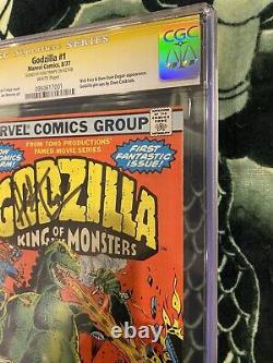 Godzilla #1 Cgc Signature Series (herb Trimpe) 9,6 Roi Des Monstres 1ère Numéro