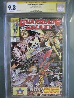 Guardians Of The Galaxy #1 Cgc 9.8 Wp Ss Signé Jim Valentino 1er Taserface