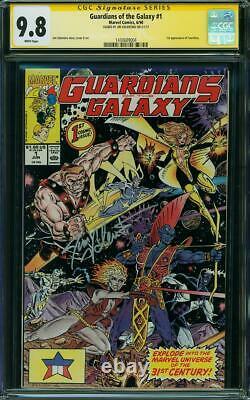 Guardians Of The Galaxy #1 Cgc 9.8 Wp Ss Signé Jim Valentino 1er Taserface