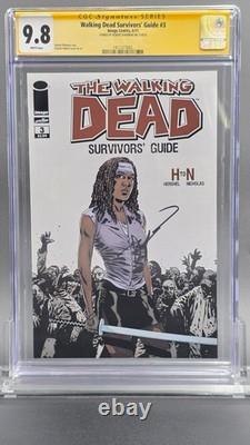Guide des survivants de The Walking Dead 3 CGC 9,8 signé par Robert Kirkman pages blanches Guide des survivants de The Walking Dead 3 CGC 9,8 signé par Robert Kirkman pages blanches