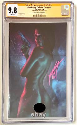 Gun Honey Collision Course #1 Variante David Sanchez Cgc 9.8 Série Signature