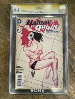 Harley Quinn #1 Série De Signature De La Ccg 9.4 Couverture De La Variante Adam Hughes