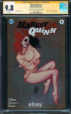 Harley Quinn 1 Série Signature Adam Hughes Sans Culotte Feuille Mexicaine Cgc 9.8