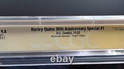 Harley Quinn 30e édition vierge CGC 9,8 SS ? 7x autographes Bruce Timm Dini Palmiotti Strong
