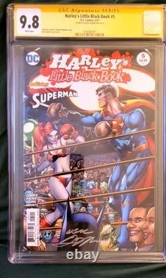 Harley Quinn Black Book n°5 signé par Neal Adams, noté CGC 9,8, Signature Series