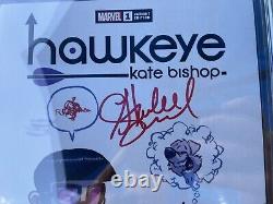 Hawkeye Kate Bishop #1 Série De Signatures De La Ccg 9.8 Signé Par Hailee Steinfeld