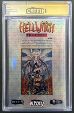 Hellwitch Bitchcraft n° 1 CGC 9.9 SS signé par Mike DeBalfo et Brian Pulido, pas 9.8, population 1