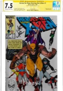 Heroes For Hope Starring Les X-men #1 Cgc Signature Series Romita Jr. Marvel 7.5