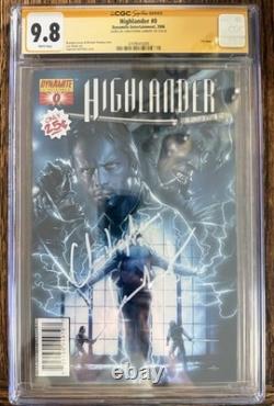 Highlander n°0 CGC 9,8 signé par Christopher Lambert Signature Series