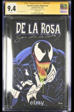 Hommage à Sam De La Rosa CGC SS 9.4 (Variante, 42/50) Couverture Venom Signée par Rosa