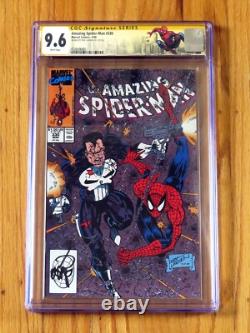 INCROYABLE SPIDER-MAN #330 CGC SS 9.6 WP 1990 Série Signée signée par Erik Larsen