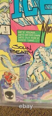 Iceman #1 Cgc 9.8 Série De Signature Ss Marvel Comics 1984