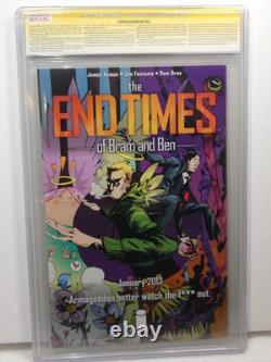 Image Firsts Walking Dead #1 2012 CGC 9.6 Série de signatures signée par Tony Moore