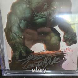 Immortal Hulk #17 Édition vierge Inhyuk Lee Signée CGC 9.8 SS