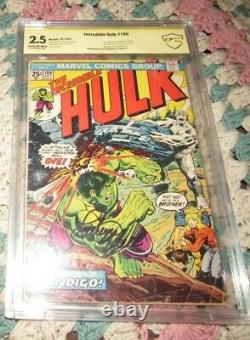Incroyable Hulk 180 Wolverine 1ère App Cbcs 2.5 Lou Ferrigno Série Signature