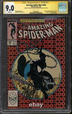 Incroyable Spider-man #300 Stan Lee Todd Mcfarlane Série Signature Cgc 9.0 (w)