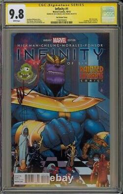 Infinity 1 Cgc 9.8 Série Signature Avengers Thanos 1er Full Black Order X-men
