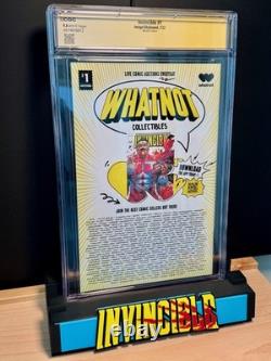 Invincible #1 CGC 9,8 SS Variant Whatnot signé par Ryan Ottley