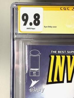 Invincible #61 CGC 9.8 SS Ryan Ottley Signature Édition Exclusive Conquête