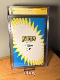 Invincible #61 CGC 9.8 SS Ryan Ottley Signature Édition Exclusive Conquête