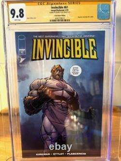 Invincible #61 CGC 9.8 SS Ryan Ottley Signé Édition Exclusive de Convention Conquête