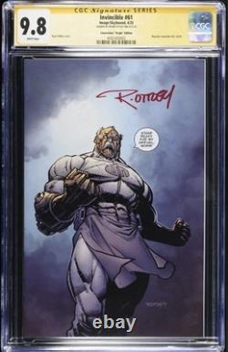 Invincible #61 CGC 9.8 Série Signature Signé Ryan Ottley Variante Virgin
