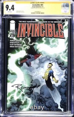 Invincible #81 CGC SS 9,4 signé Ryan Ottley 2011