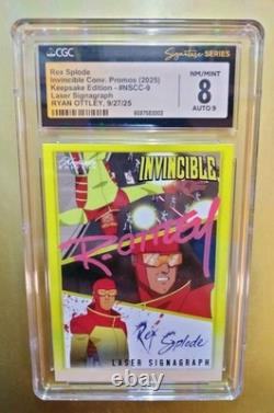 Invincible LACC Exclusif Carte Mystère CGC Signature Series AUTO Par Ryan Ottley