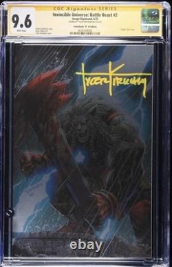Invincible Univers Bataille Bête #2 MATTE FOIL CGC 9.6 Série Signature