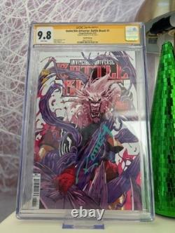 Invincible Universe Battle Beast #1 4ème Tirage CGC 9.8 SS Couverture d'Ottley Milana