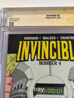 Invincible n° 3 CGC SS 9.6 NM+ 2003 Image signé par Ottley