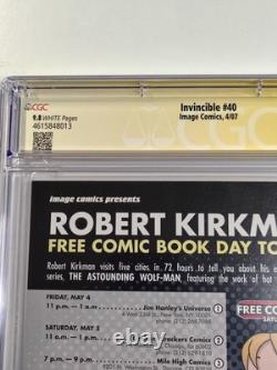 Invincible n°40 (2007) CGC Signature Series 9.8 Ryan Ottley
