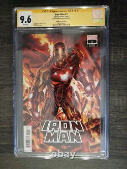 Iron Man #1 Cgc 9,6 Série De Signatures Mark Brooks! 50 Variante Marvel Comics 2020