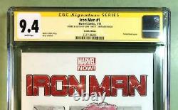 Iron Man #1, Cgc (série De Signature)9.4, Couverture Originale De L'art (libre Navires)