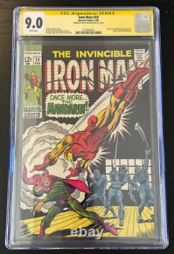 Iron Man #10 CGC 9.0 Série Signature Walt Simonson Lettre à l'éditeur et signature