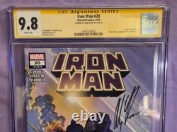 Iron-Man #20 CGC Signature Series SIGNÉ par Alex Ross 9.8 NM/M Iron Man #645