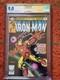 Iron Man N&deg;142 Cgc Signature Series 9.0 Sign&eacute; Dave Michelinie, 1re Armure Spatiale
