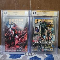 Isom #2 Couverture B & Rippazine #1 Ensemble CGC Signature Series 9.8 Expédition Gratuite