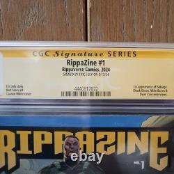 Isom #2 Couverture B & Rippazine #1 Ensemble CGC Signature Series 9.8 Expédition Gratuite