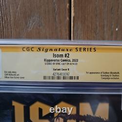 Isom #2 Couverture B & Rippazine #1 Ensemble CGC Signature Series 9.8 Expédition Gratuite