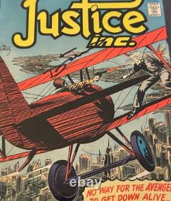JUSTICE INC #4 SS CGC 8.0 SIGNÉ PAR DENNY O'NEIL SEULE 1 Série de signatures DC 1975