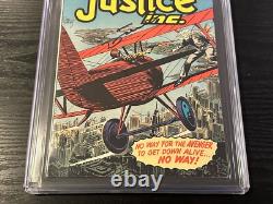 JUSTICE INC #4 SS CGC 8.0 SIGNÉ PAR DENNY O'NEIL SEULE 1 Série de signatures DC 1975