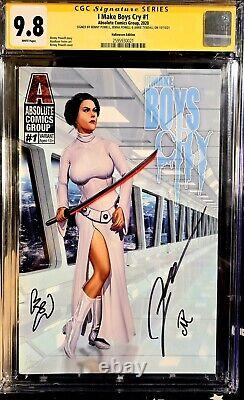 Je fais pleurer les garçons #1 COMIC ABSOLU 2020 3x Autographes Série Signature CGC 9.8