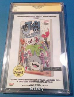 Jeff le Requin de Terre n°1 Variante Artgerm Lau Série Signature CGC 9,8 NM/M Gem Wow