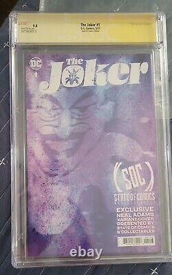 Joker #1 Neal Adams Exclusif CGC 9.8 Série Signature Comic