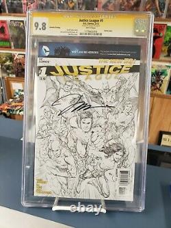 Justice League #1 Nouveau 52 Cgc9.8 Série Signature Jim Lee